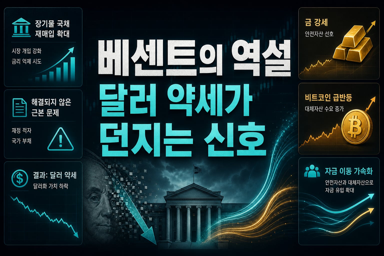 베센트의 역설, 달러 약세가 던지는 신호