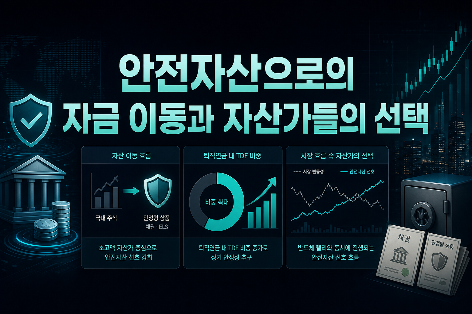 안전자산으로의 자금 이동과 자산가들의 선택