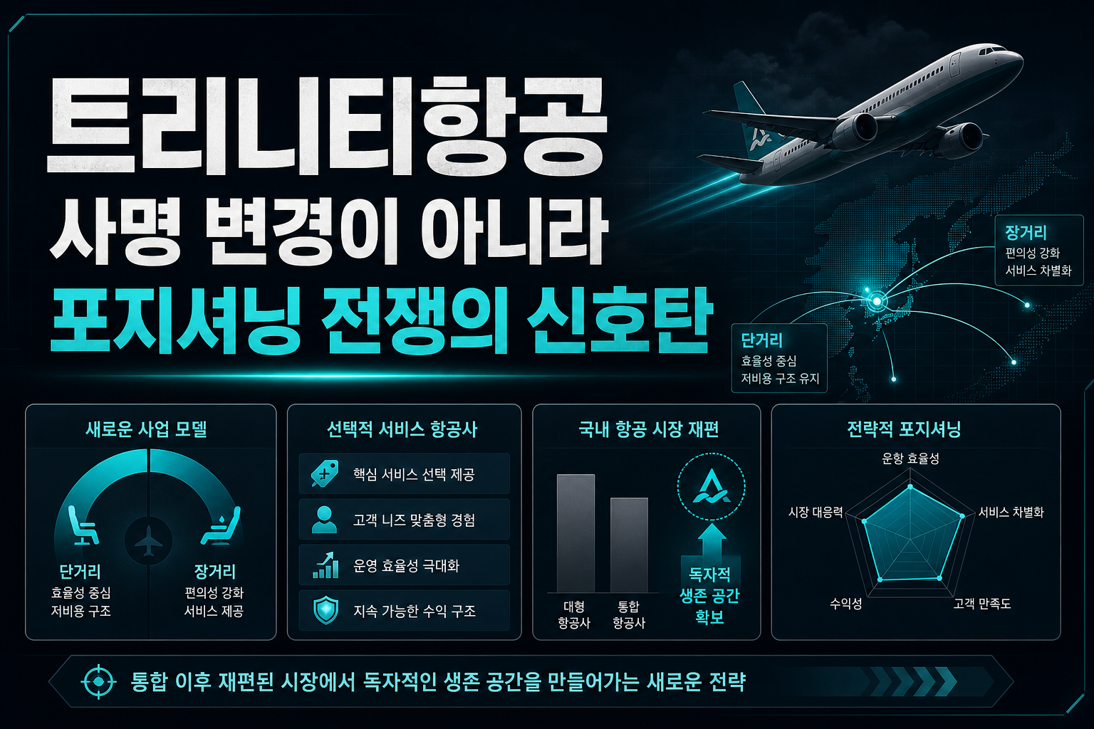 트리니티항공, 사명 변경이 아니라 포지셔닝 전쟁의 신호탄