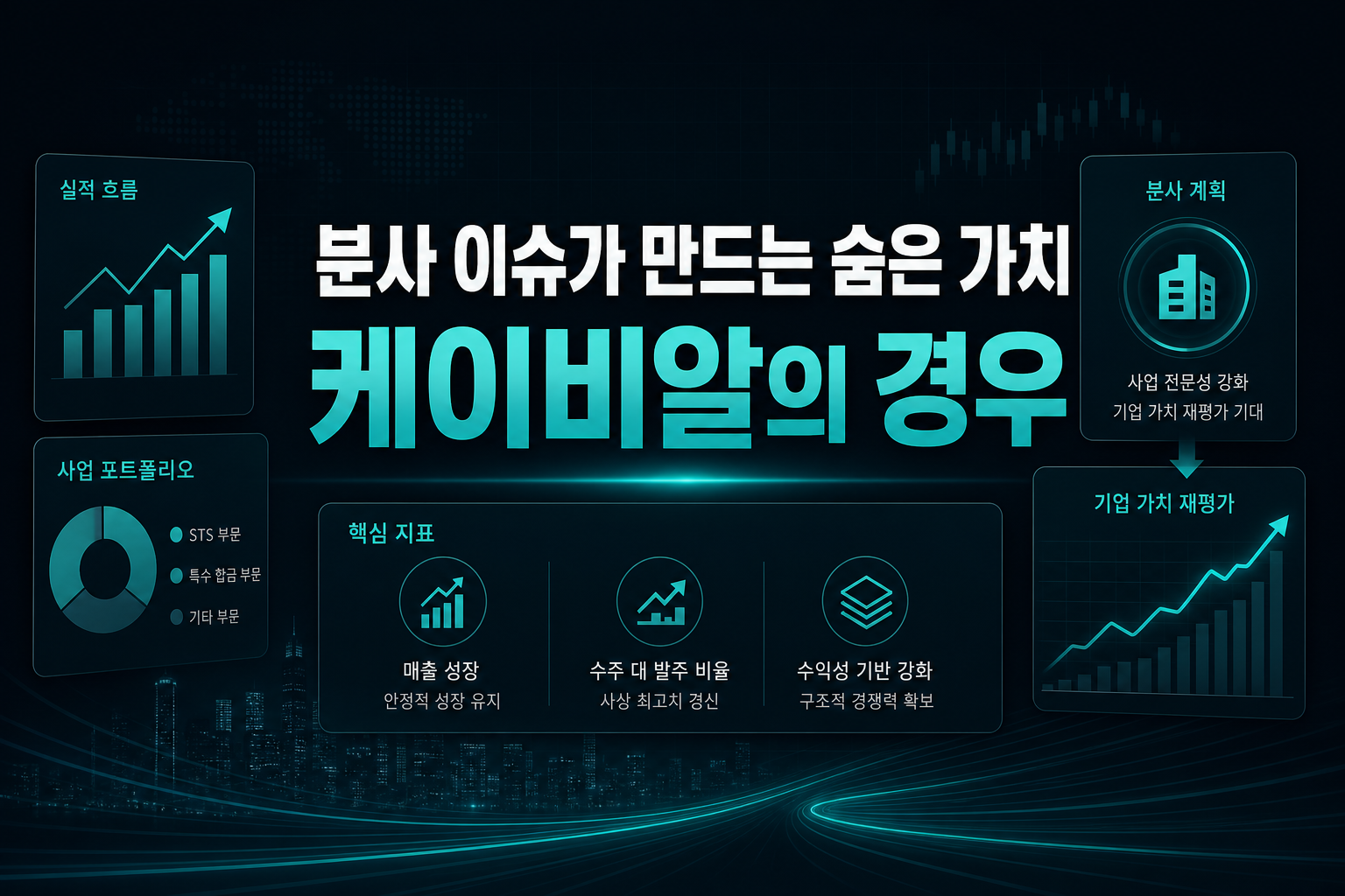 분사 이슈가 만드는 숨은 가치, 케이비알의 경우