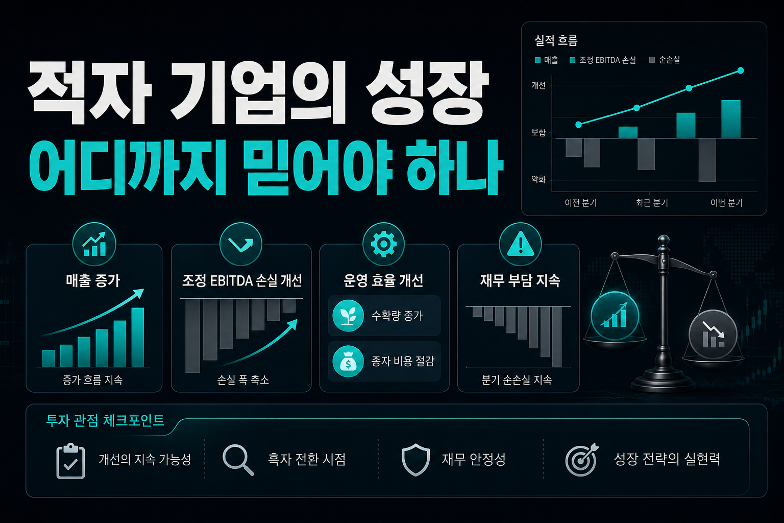 적자 기업의 성장, 어디까지 믿어야 하나
