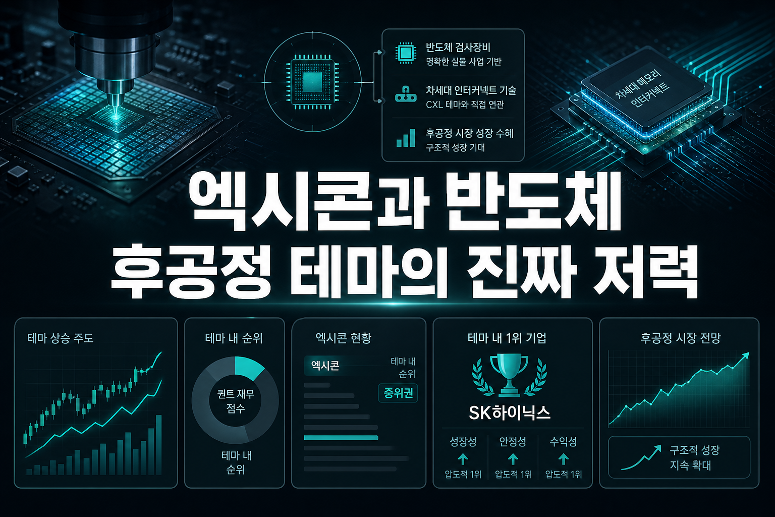 엑시콘과 CXL, 반도체 후공정 테마의 진짜 저력
