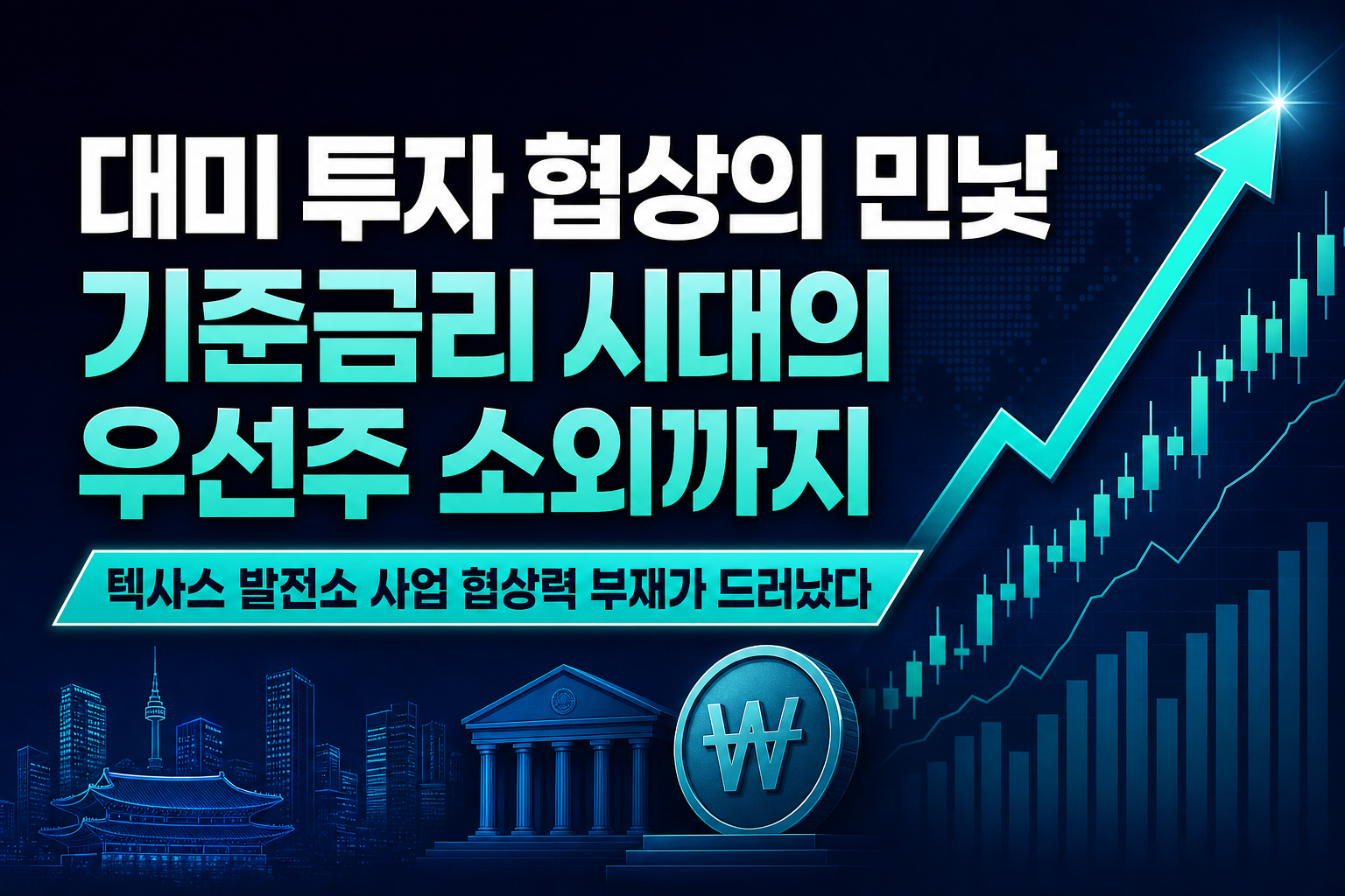 대미 투자 협상의 민낯, 기준금리 3% 시대의 우선주 소외까지