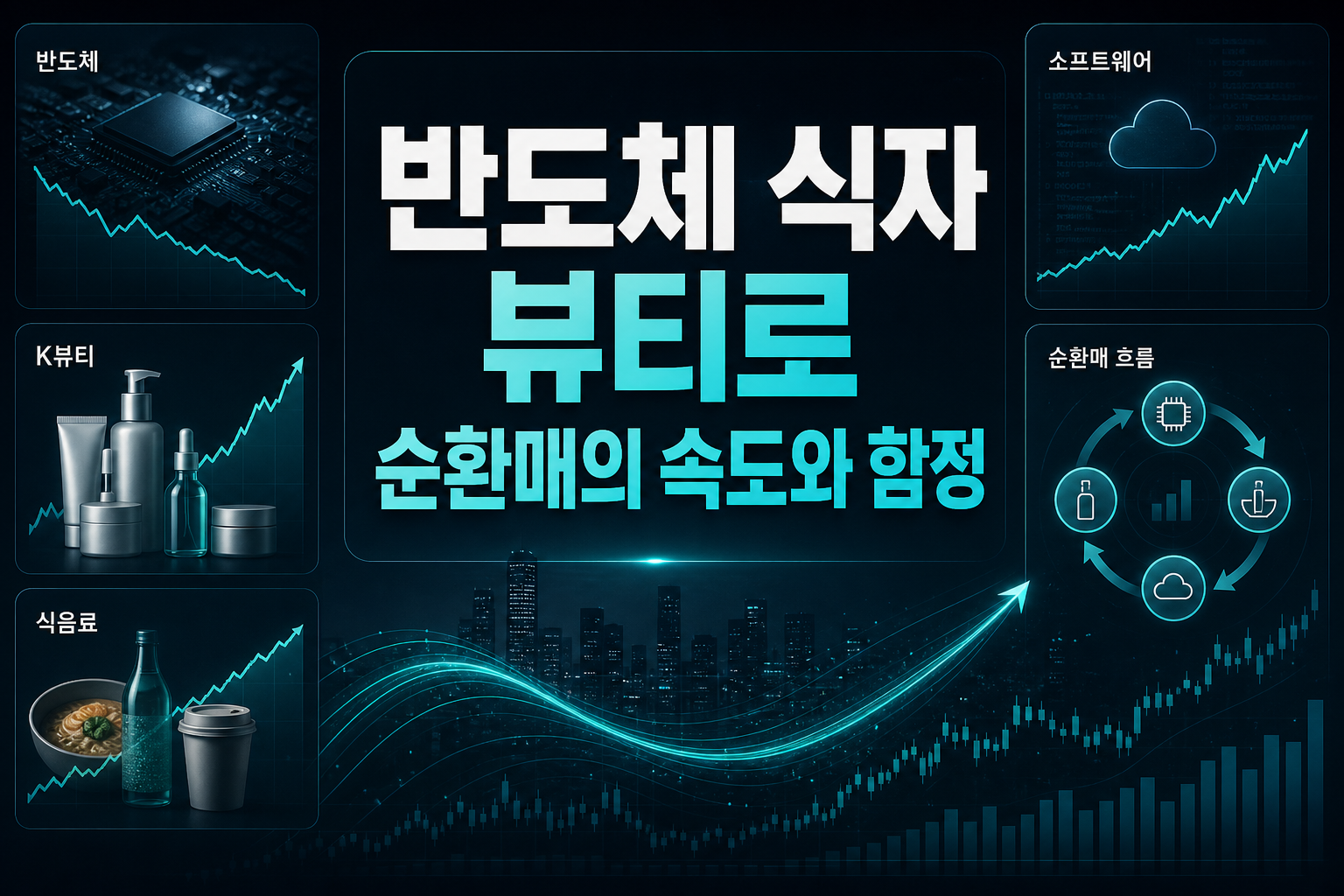 반도체 식자 K뷰티로, 순환매의 속도와 함정