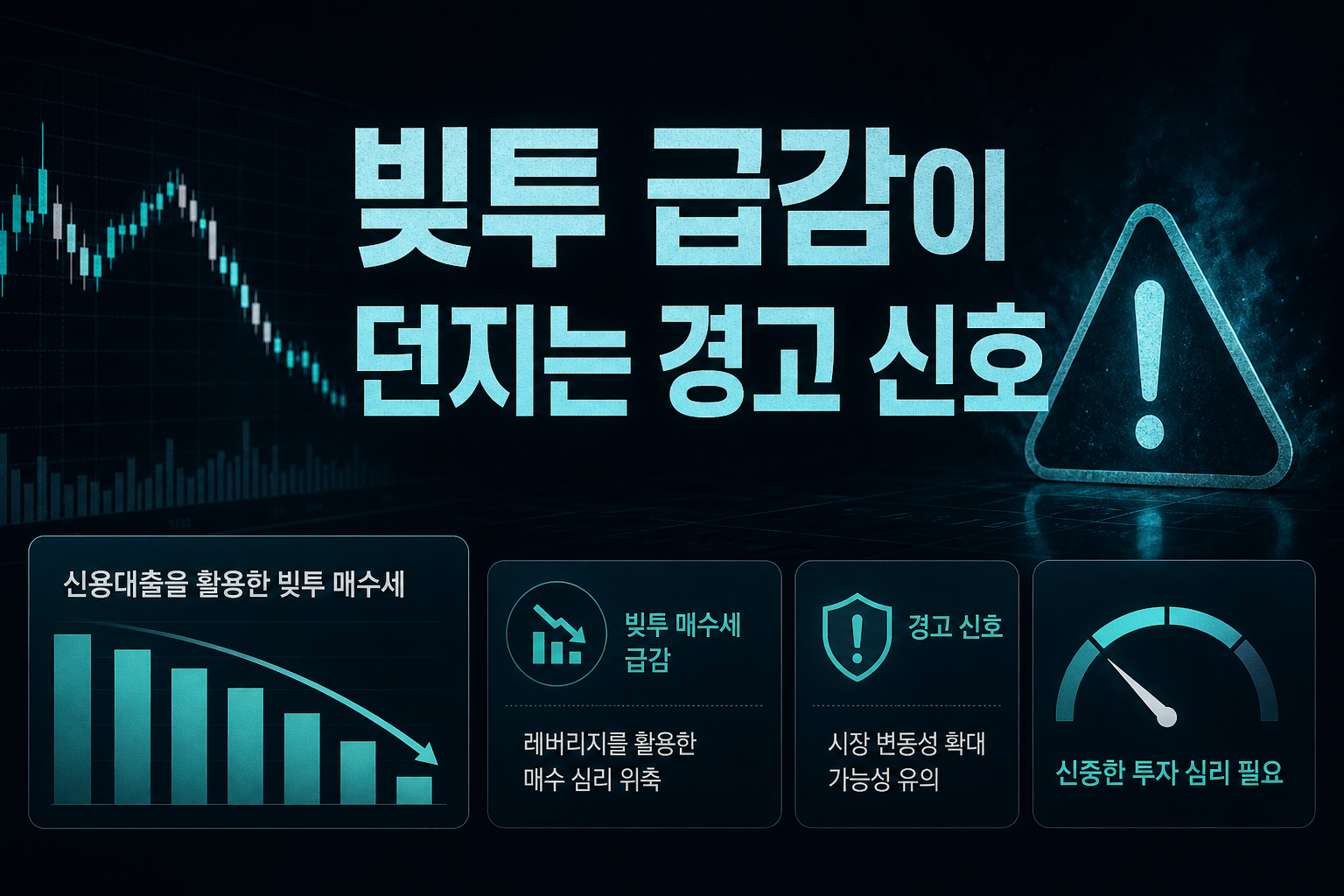 빚투 급감이 던지는 경고 신호