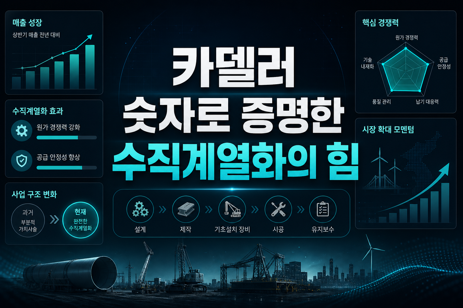 카델러, 숫자로 증명한 수직계열화의 힘
