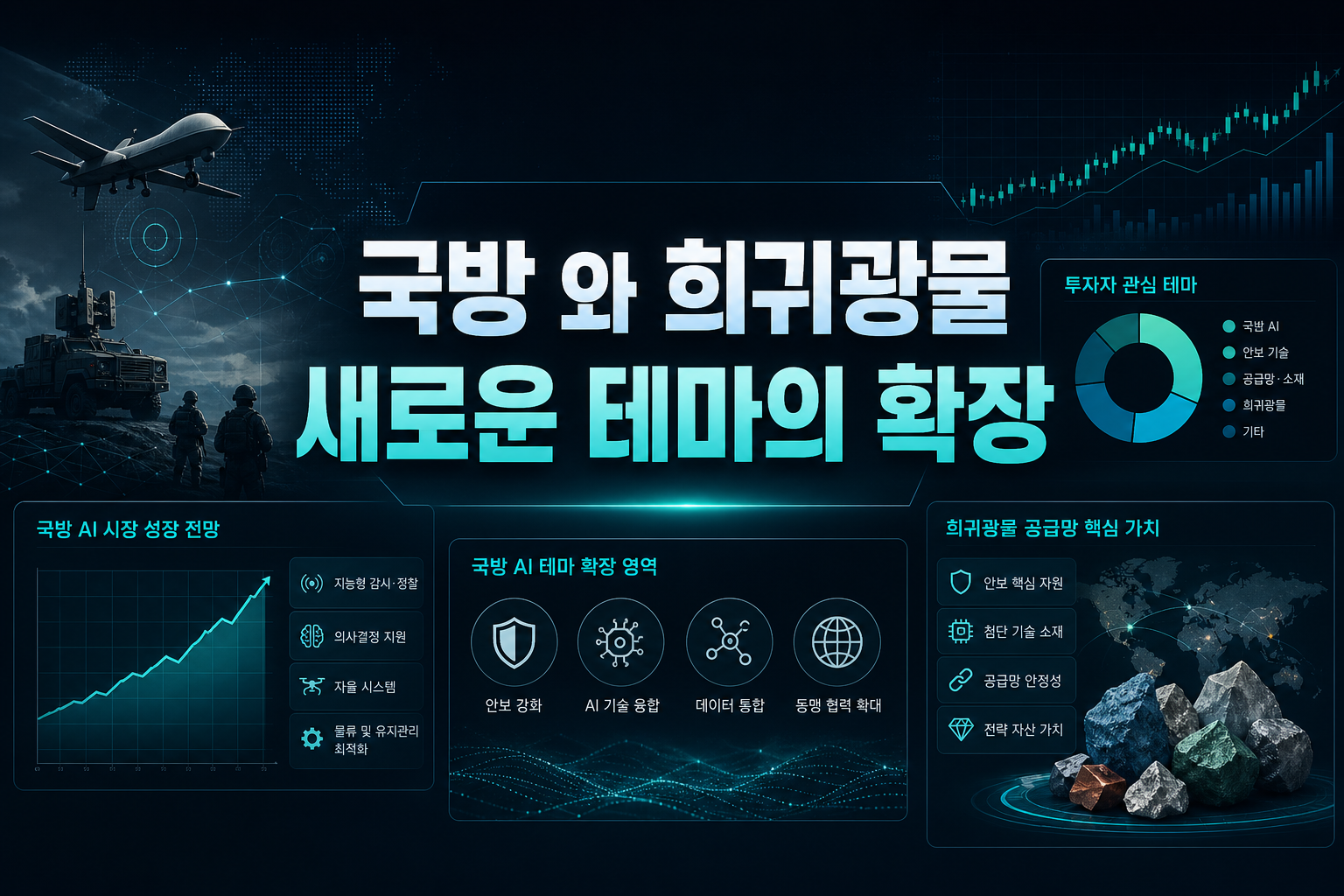 국방 AI와 희귀광물, 새로운 테마의 확장