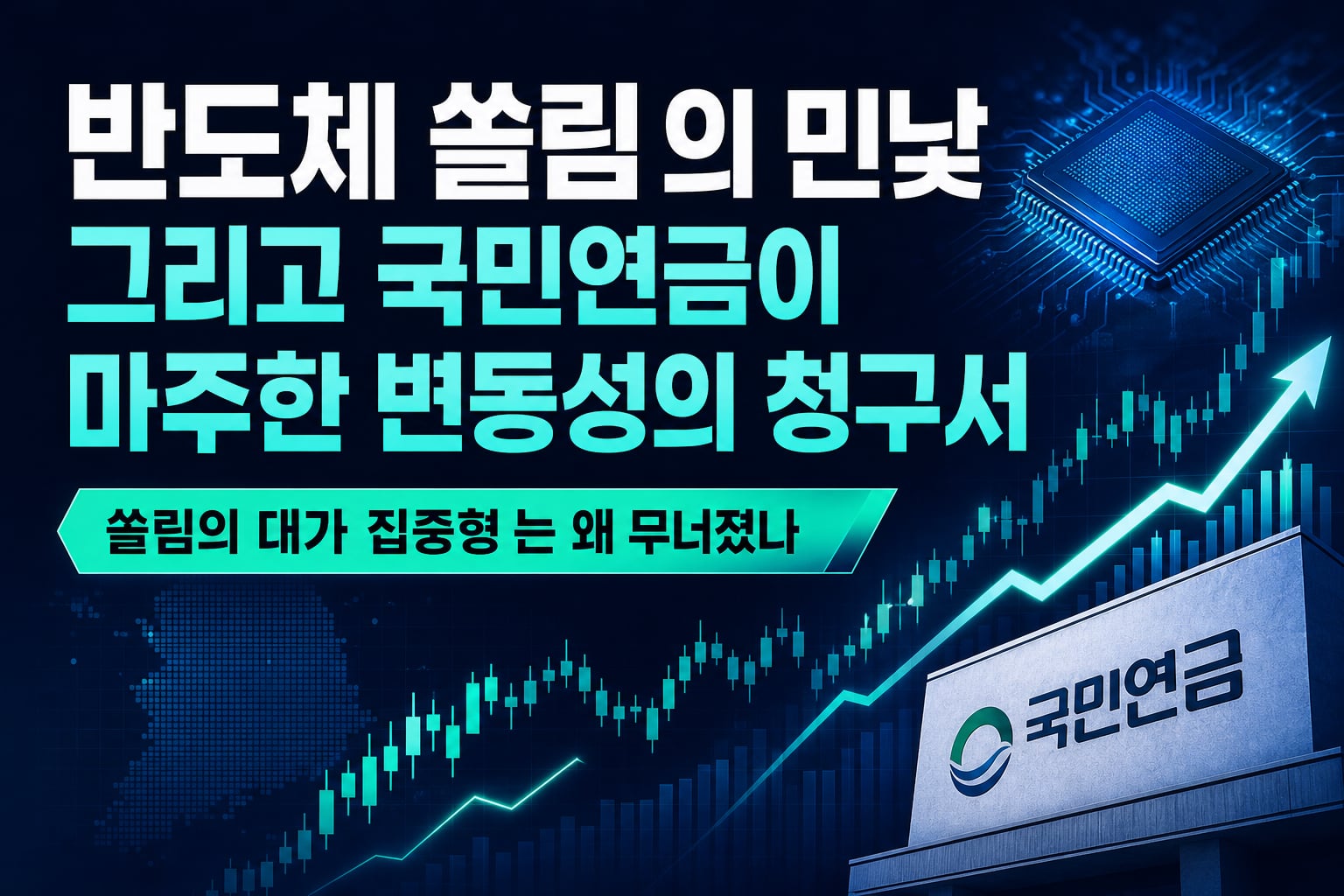 반도체 쏠림 ETF의 민낯, 그리고 국민연금이 마주한 변동성의 청구서
