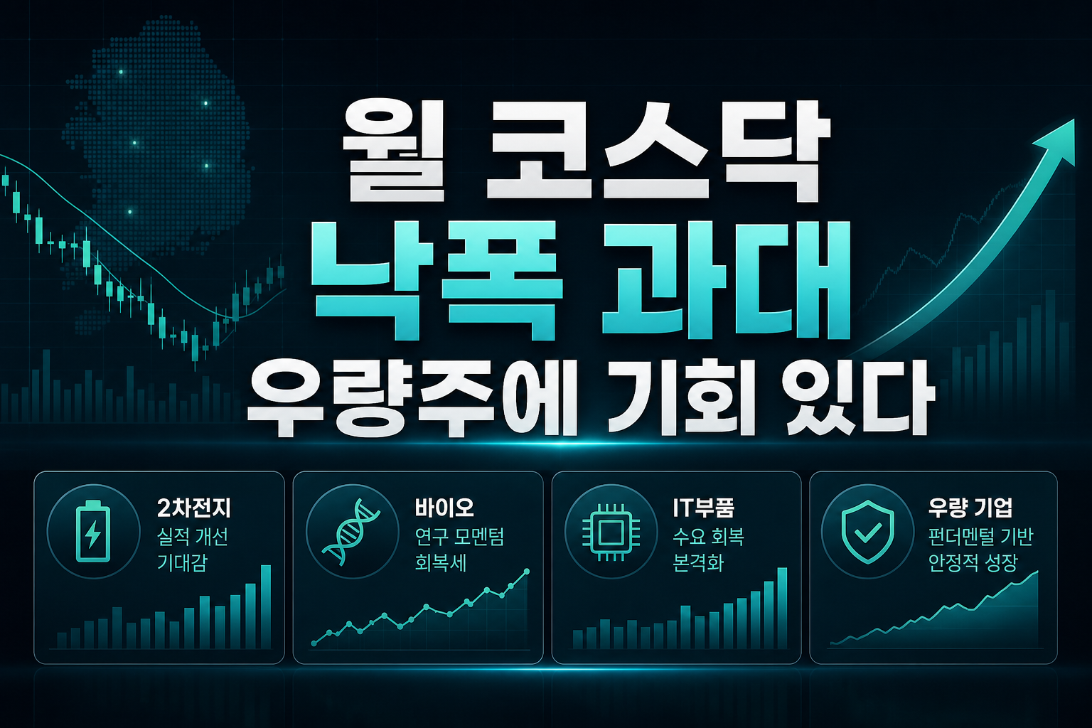 8월 코스닥, 낙폭 과대 우량주에 기회 있다