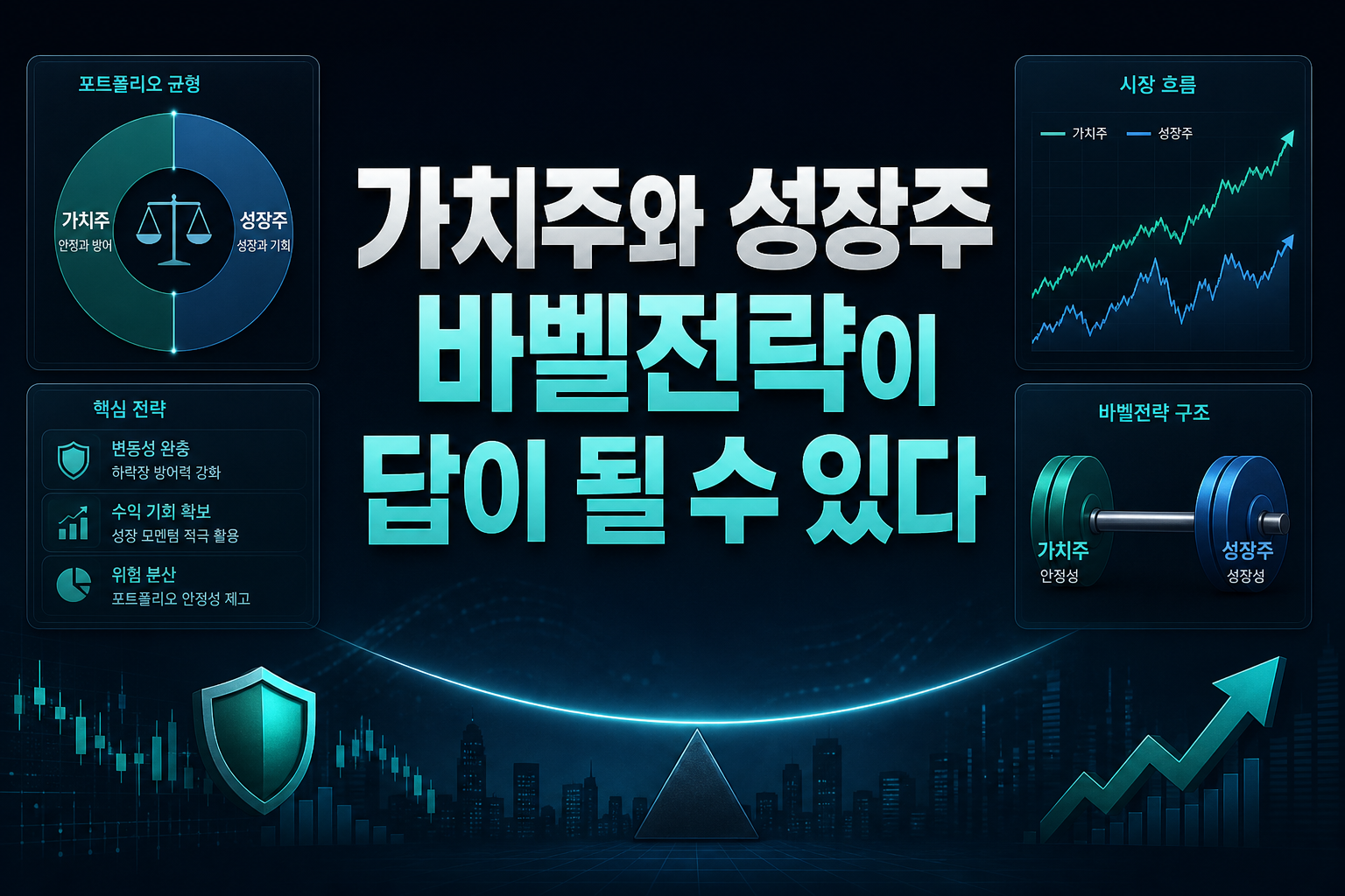 가치주와 성장주, 바벨전략이 답이 될 수 있다