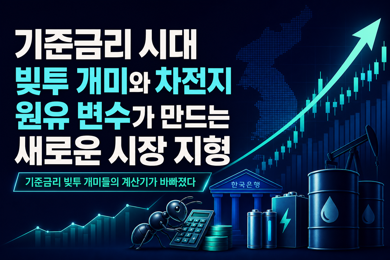 기준금리 3% 시대, 빚투 개미와 2차전지·원유 변수가 만드는 새로운 시장 지형