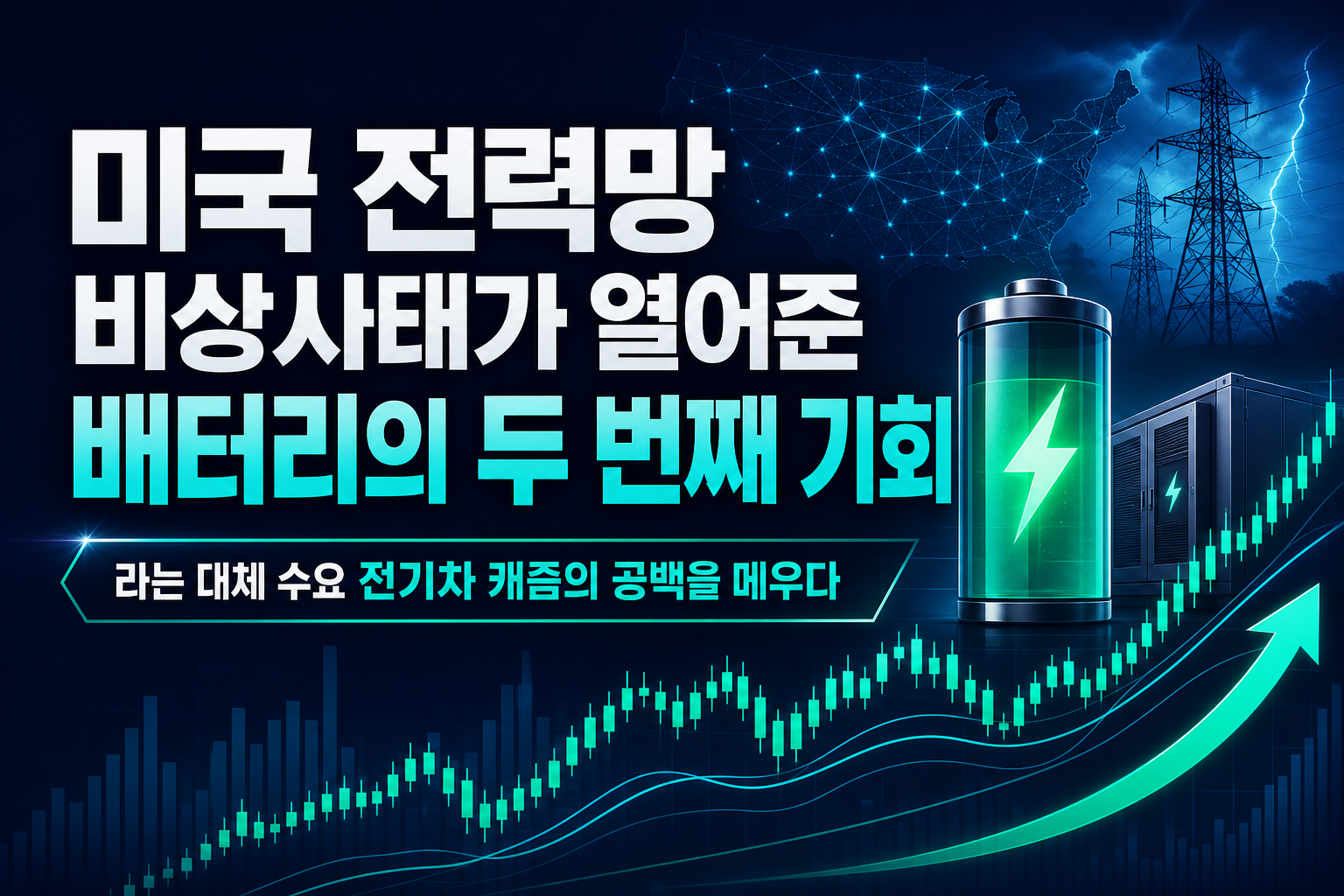 미국 전력망 비상사태가 열어준 K배터리의 두 번째 기회