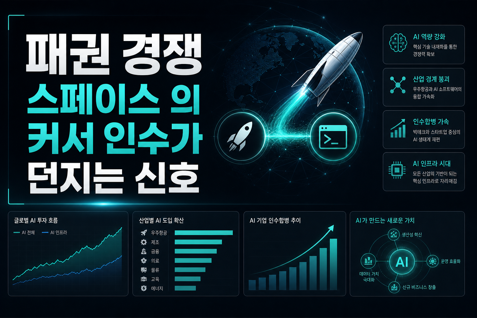 AI 패권 경쟁, 스페이스X의 커서 인수가 던지는 신호