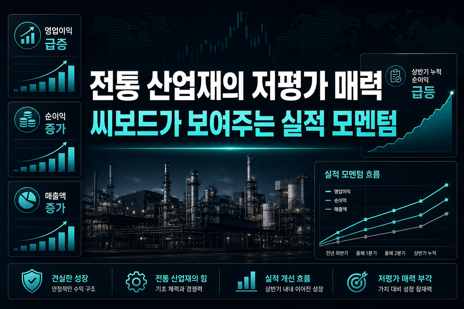 전통 산업재의 저평가 매력, 씨보드가 보여주는 실적 모멘텀