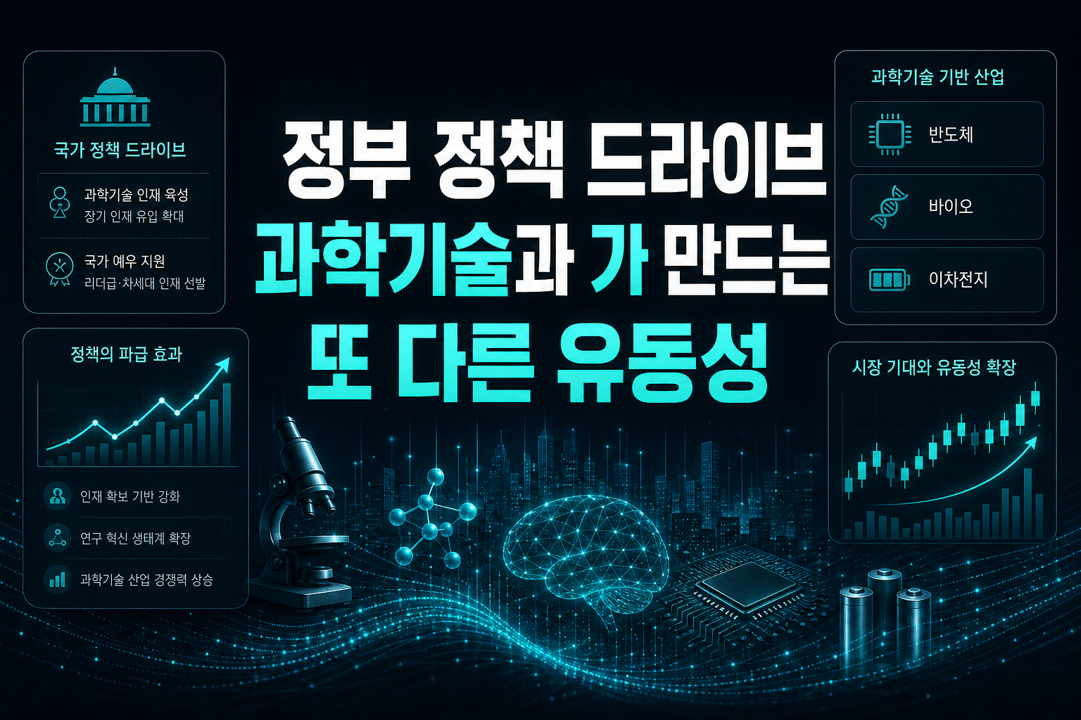 정부 정책 드라이브, 과학기술과 AI가 만드는 또 다른 유동성