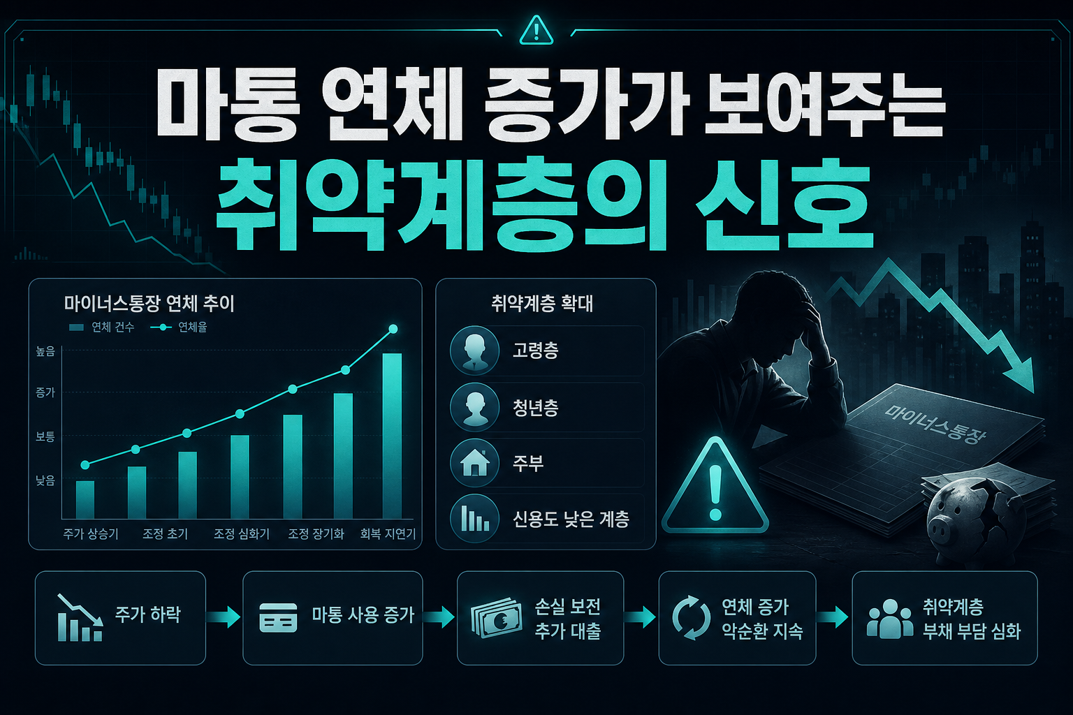 마통 연체 증가가 보여주는 취약계층의 신호