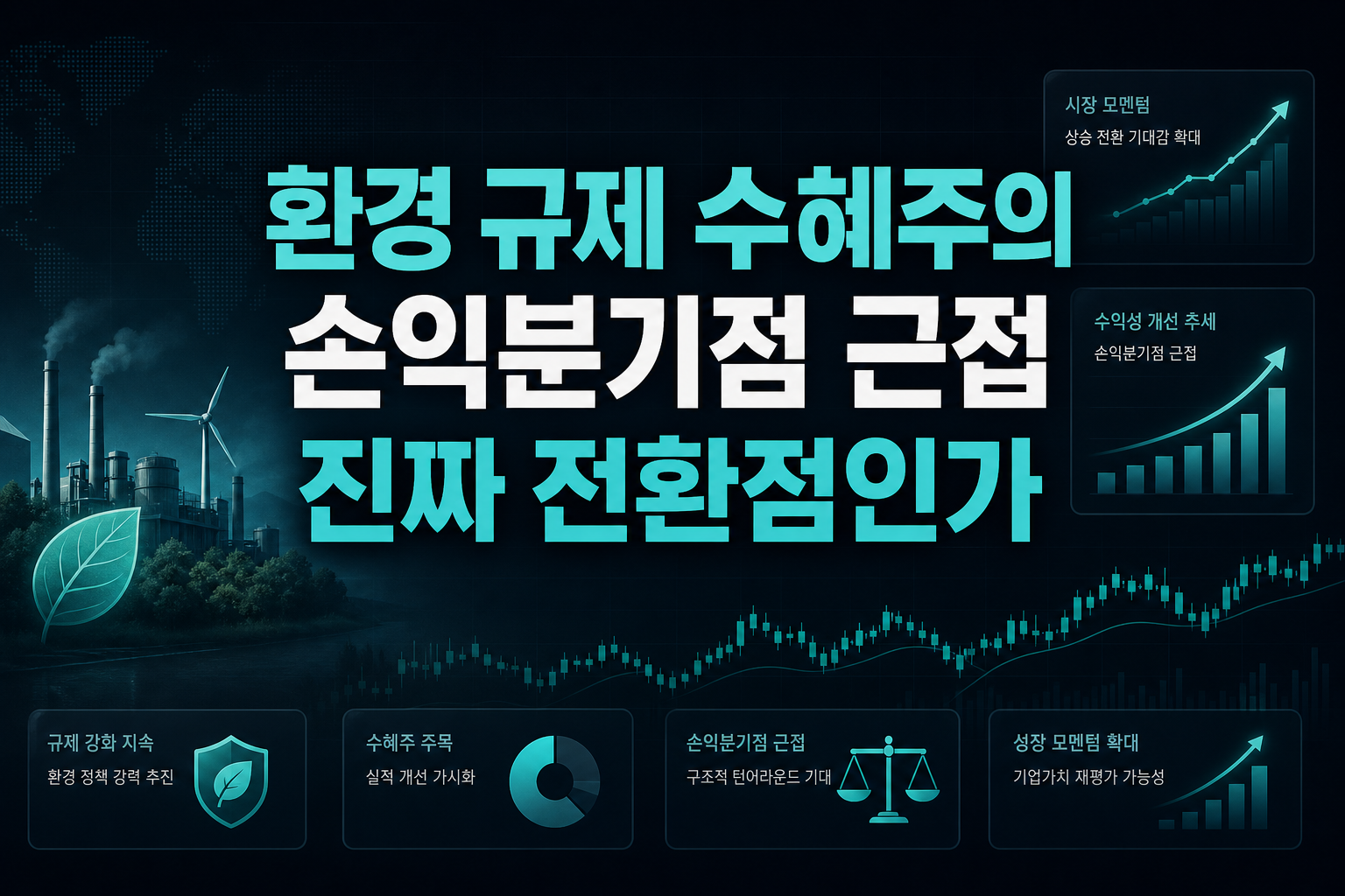 환경 규제 수혜주의 손익분기점 근접, 진짜 전환점인가