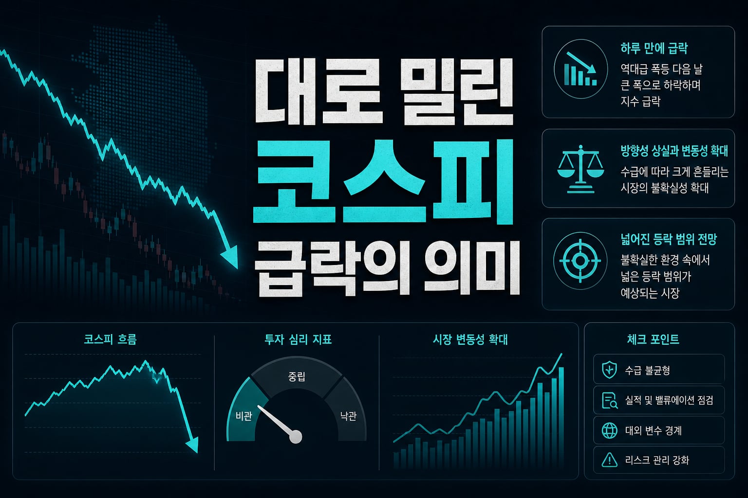 6200대로 밀린 코스피, 5% 급락의 의미
