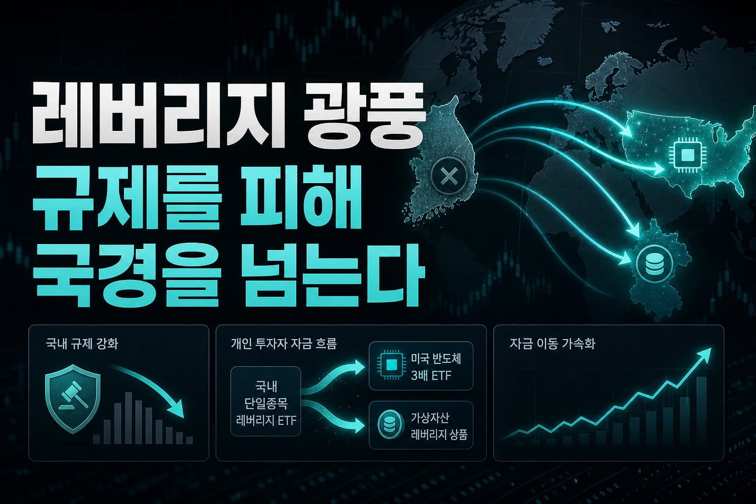 레버리지 광풍, 규제를 피해 국경을 넘는다