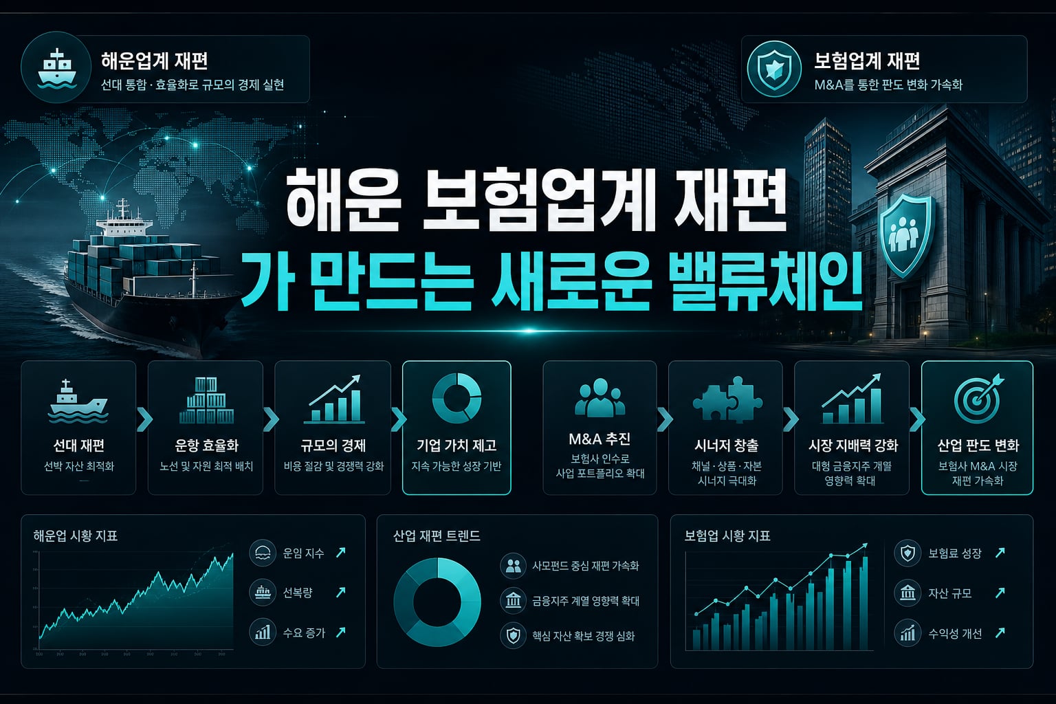 해운·보험업계 재편, M&A가 만드는 새로운 밸류체인