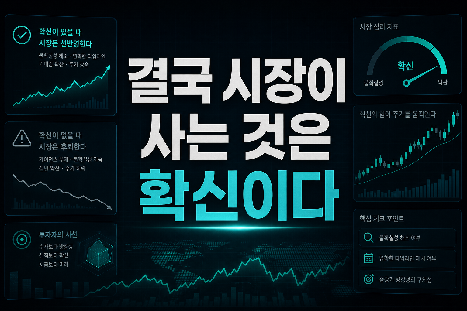 결국 시장이 사는 것은 확신이다