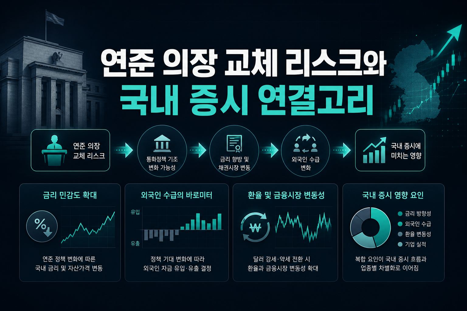 연준 의장 교체 리스크와 국내 증시 연결고리