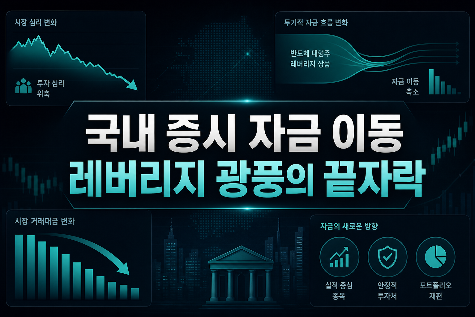 국내 증시 자금 이동, 레버리지 광풍의 끝자락