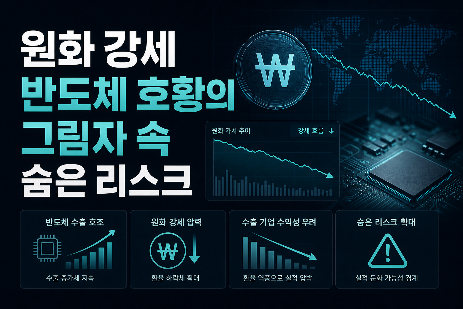 원화 강세, 반도체 호황의 그림자 속 숨은 리스크
