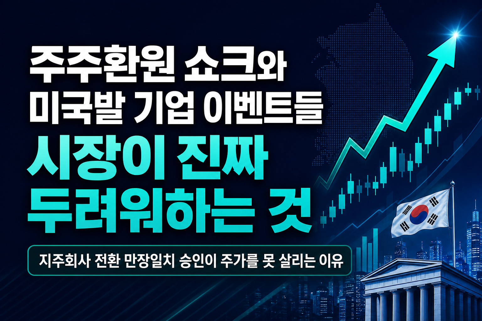 주주환원 쇼크와 미국발 기업 이벤트들, 시장이 진짜 두려워하는 것
