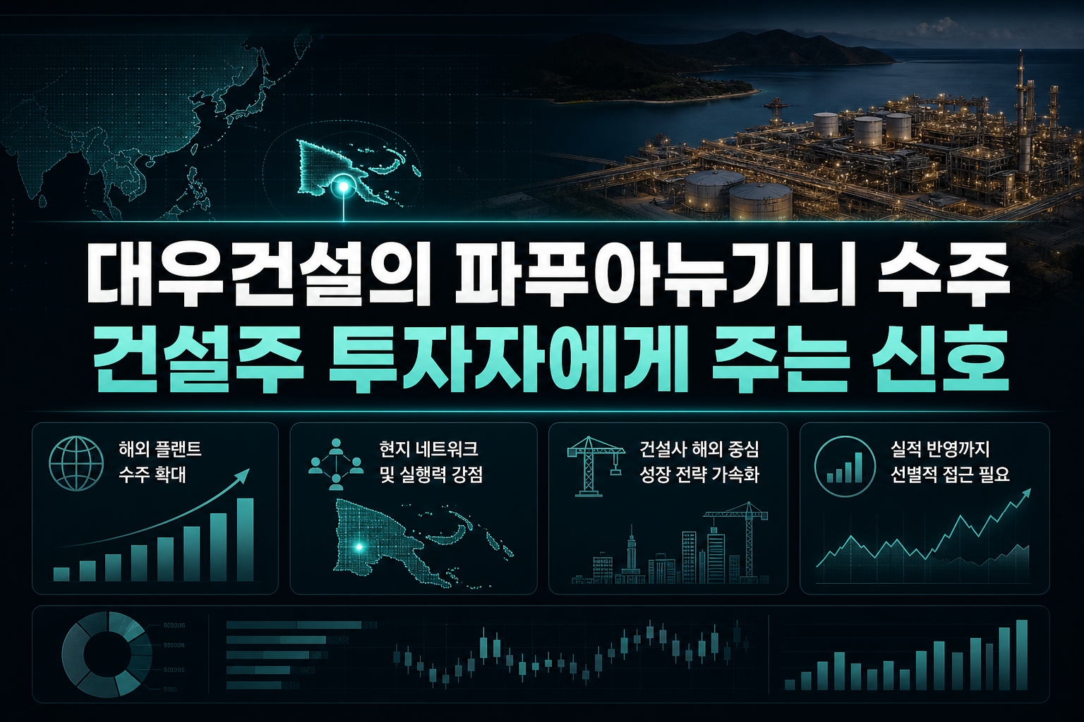대우건설의 파푸아뉴기니 수주, 건설주 투자자에게 주는 신호