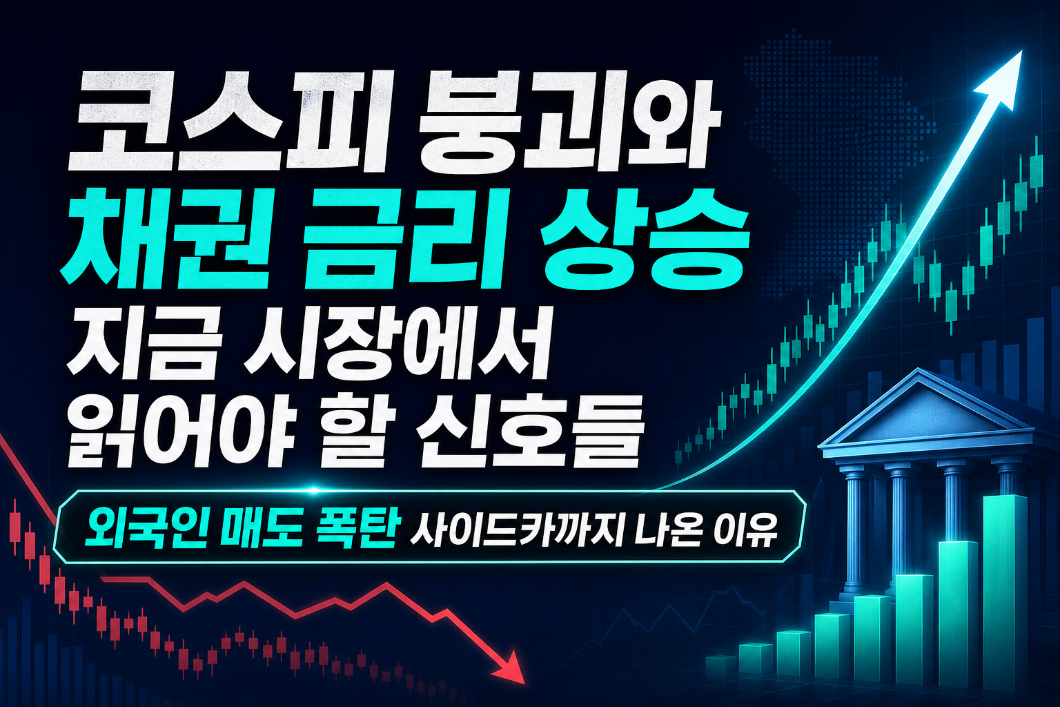 코스피 6300 붕괴와 채권 금리 상승, 지금 시장에서 읽어야 할 신호들