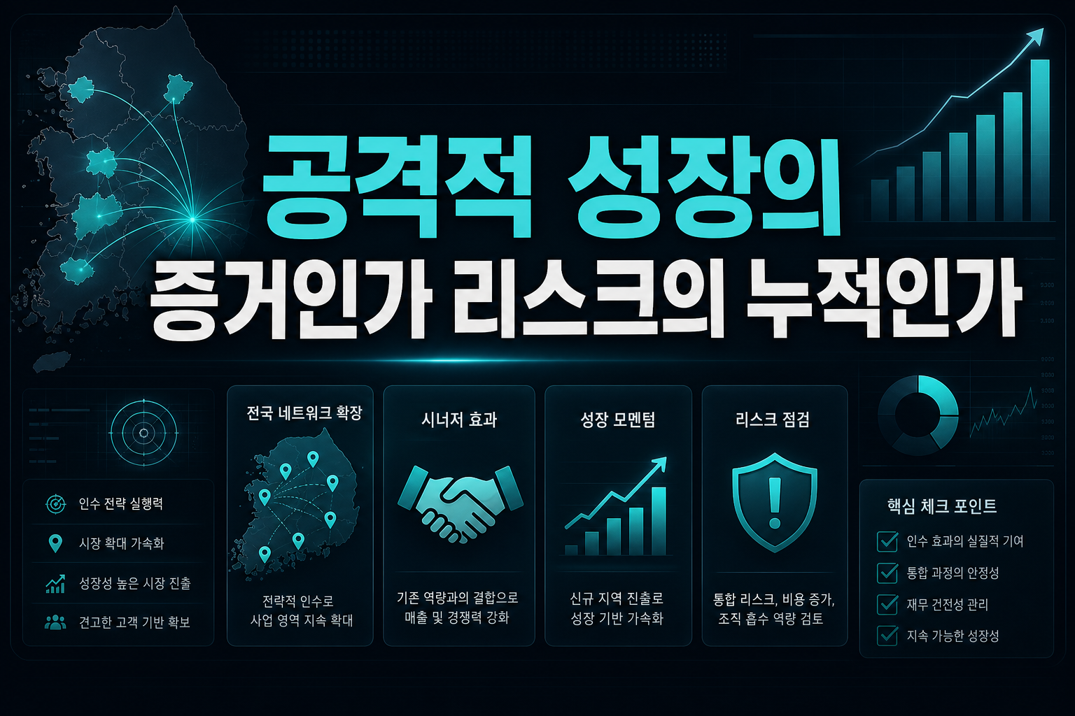공격적 M&A, 성장의 증거인가 리스크의 누적인가