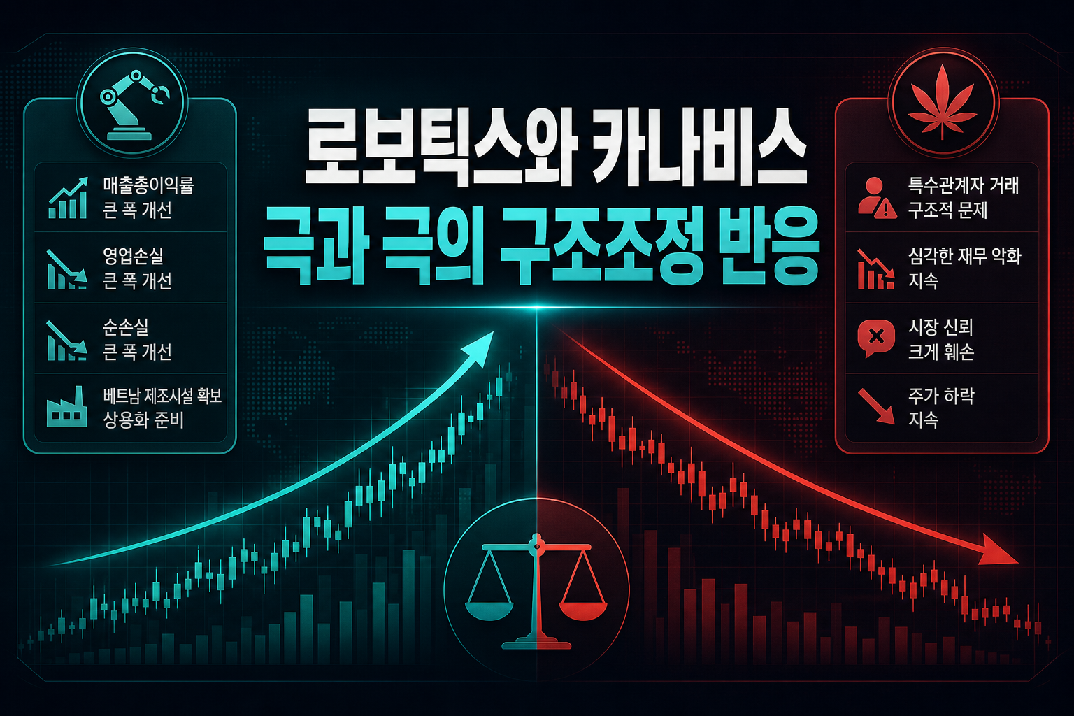 AMC 로보틱스와 IM카나비스, 극과 극의 구조조정 반응