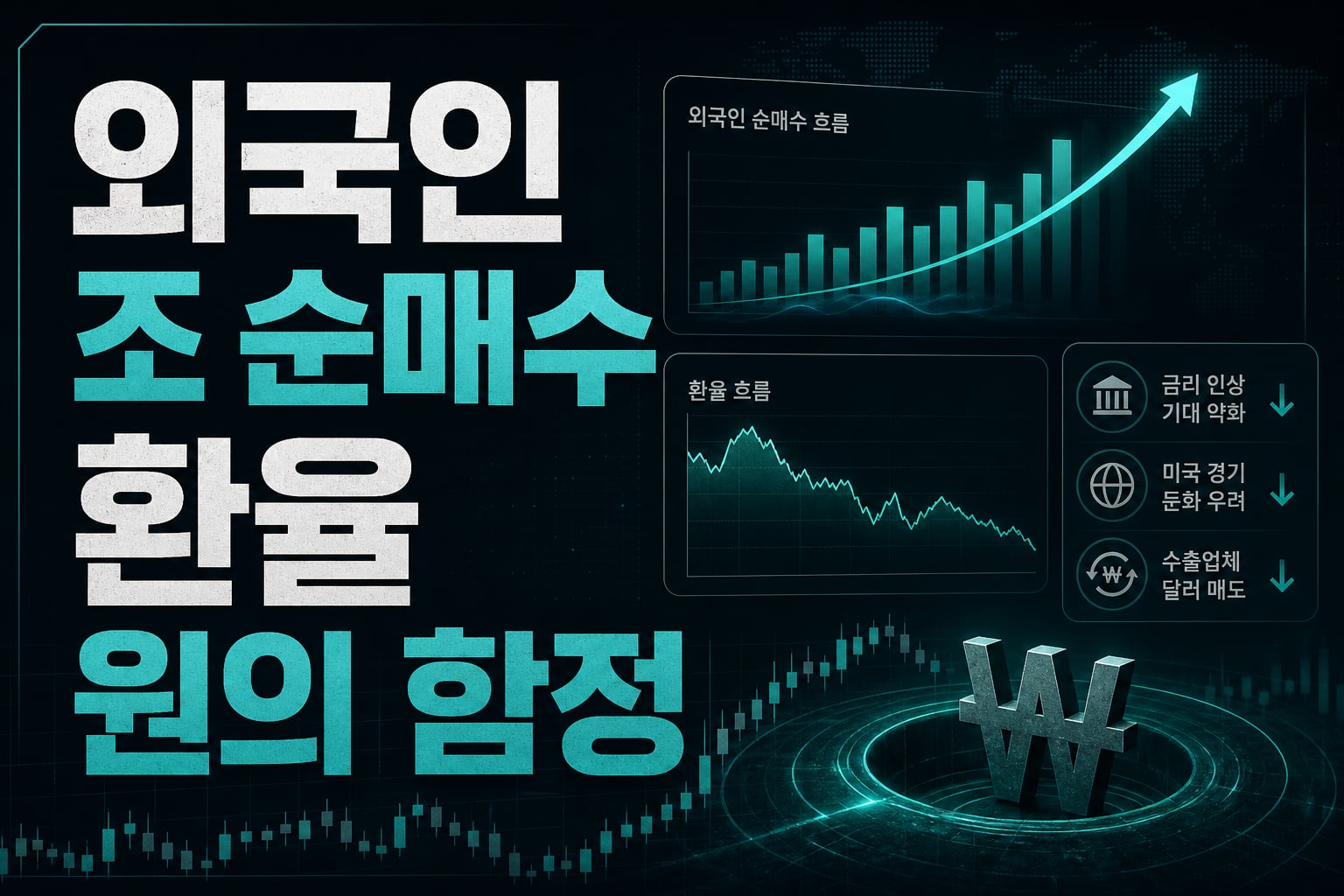 외국인 8조 순매수, 환율 1,411원의 함정