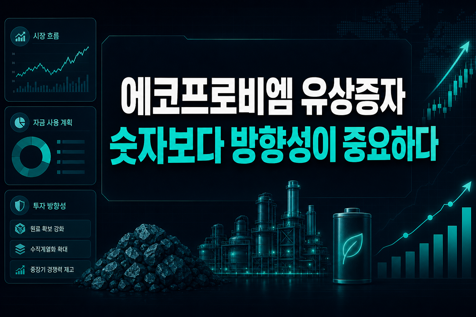 에코프로비엠 유상증자, 숫자보다 방향성이 중요하다