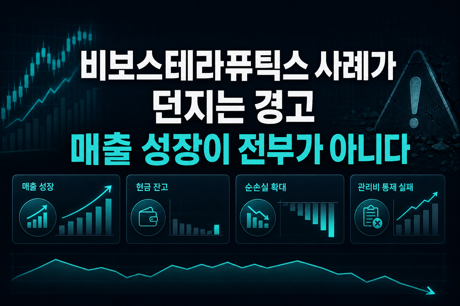 비보스테라퓨틱스 사례가 던지는 경고, 매출 성장이 전부가 아니다
