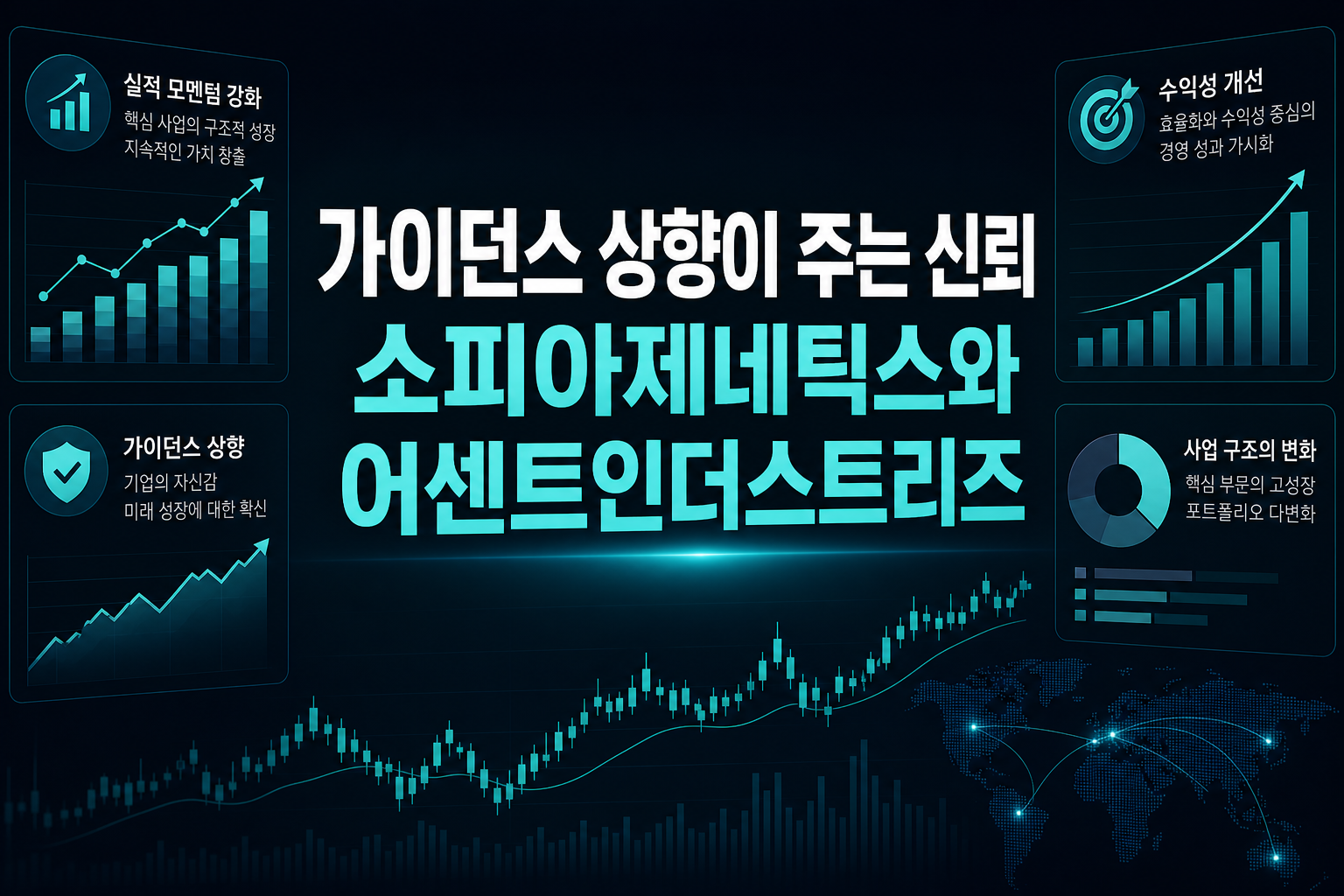 가이던스 상향이 주는 신뢰, 소피아제네틱스와 어센트인더스트리즈