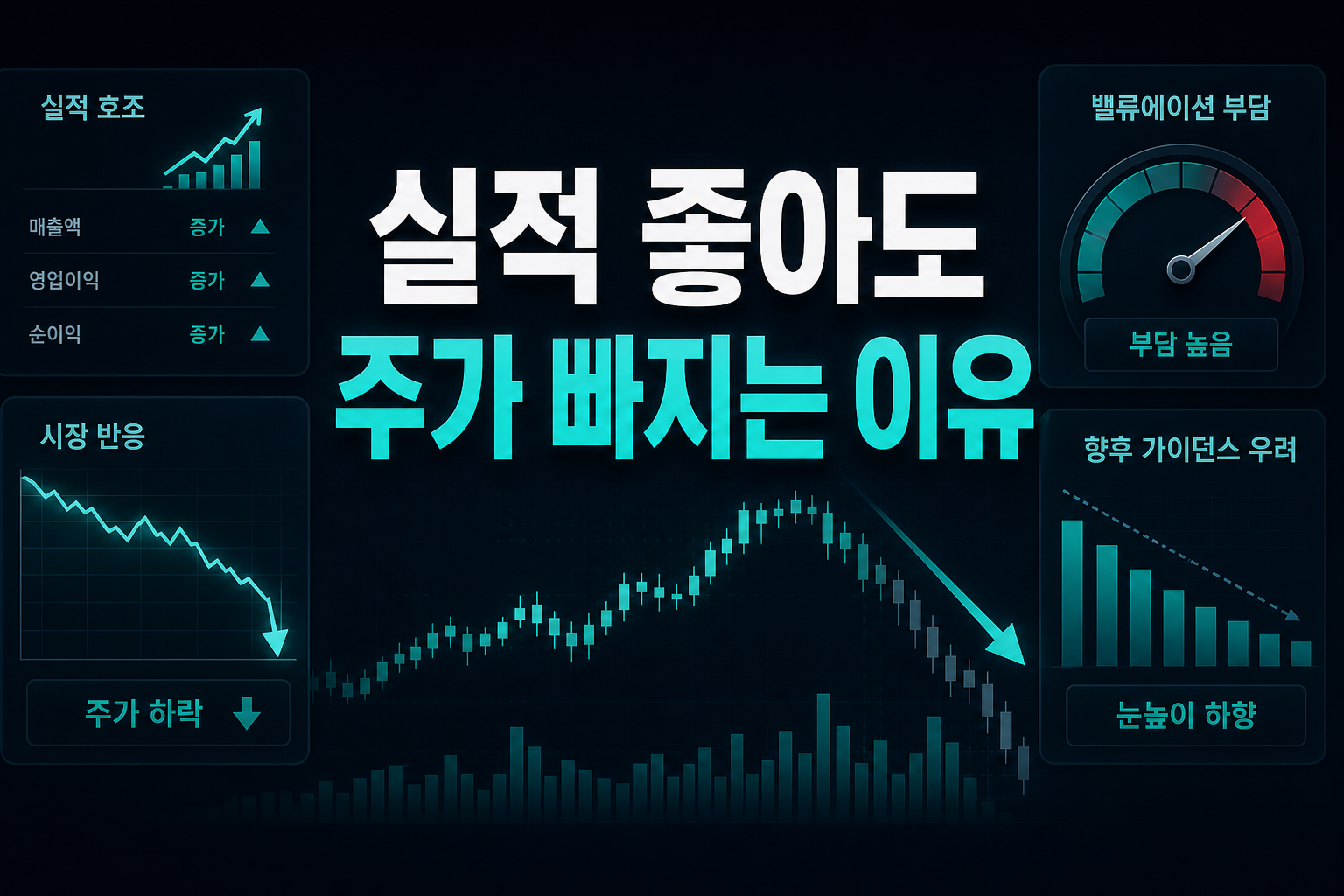 실적 좋아도 주가 40% 빠지는 이유