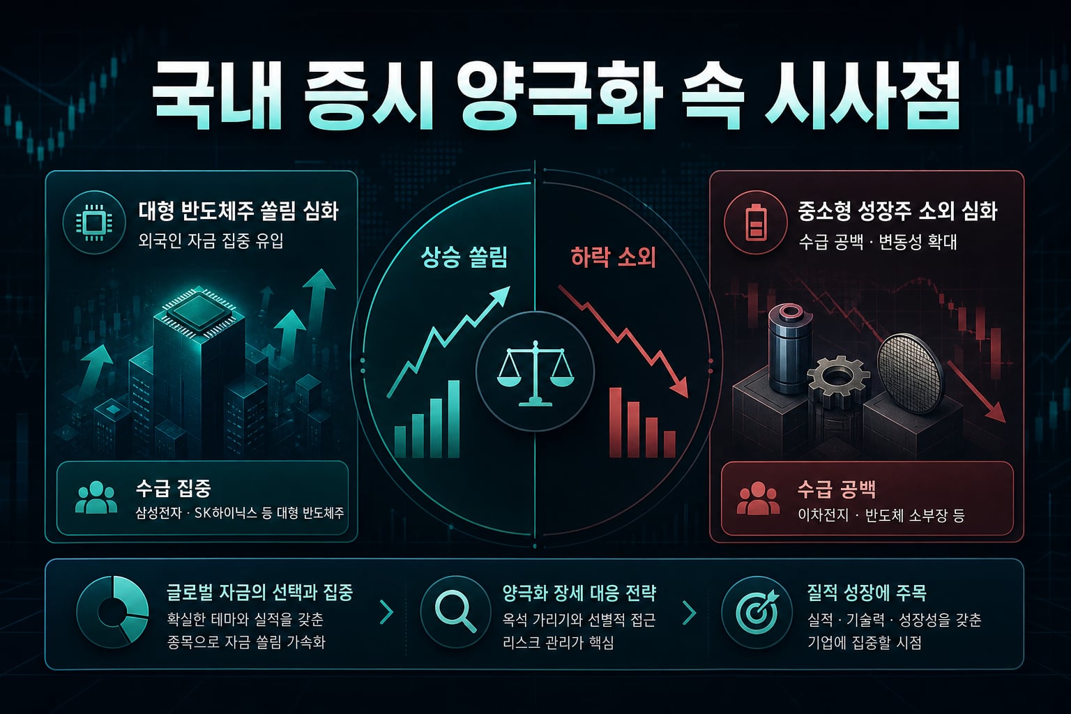국내 증시 양극화 속 시사점