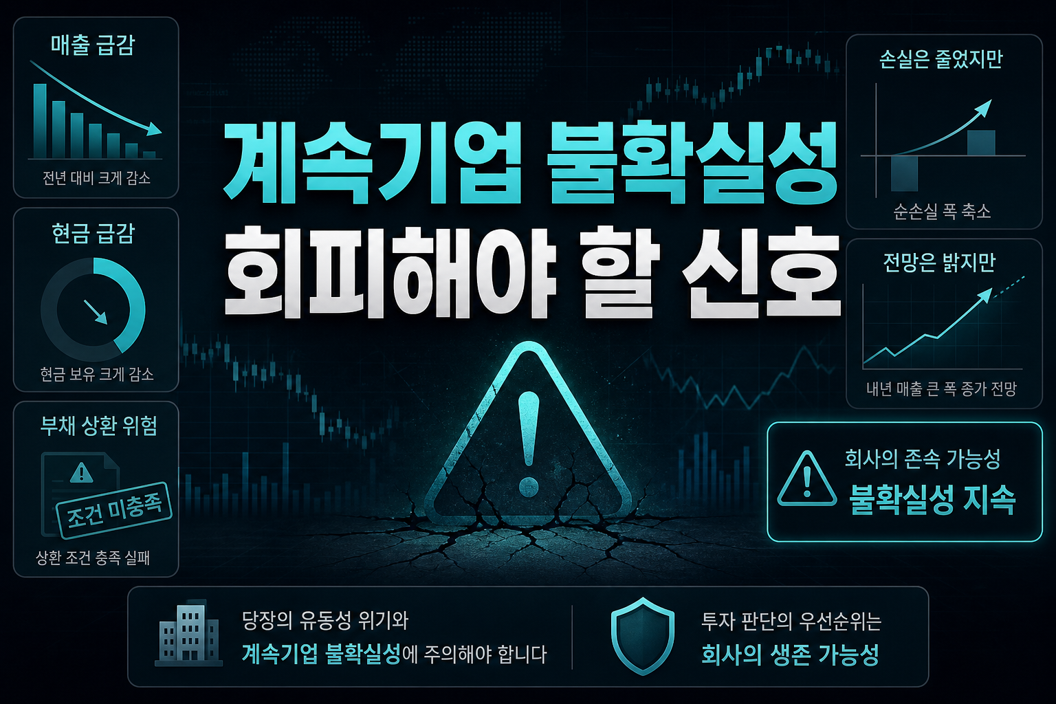계속기업 불확실성, 회피해야 할 신호