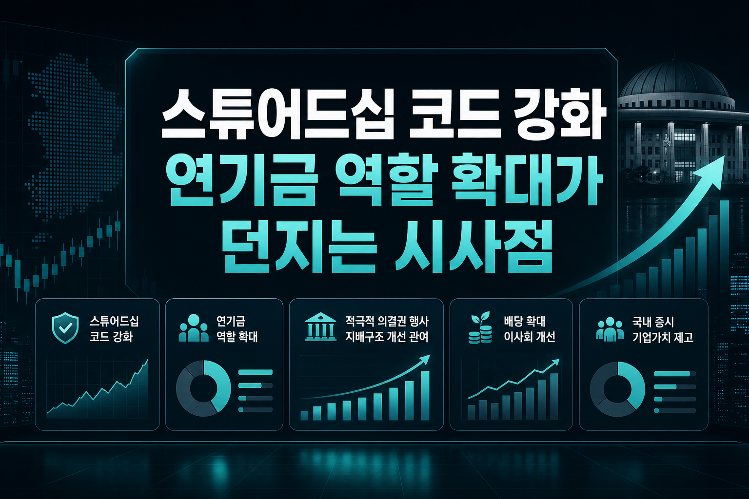 스튜어드십 코드 강화, 연기금 역할 확대가 던지는 시사점