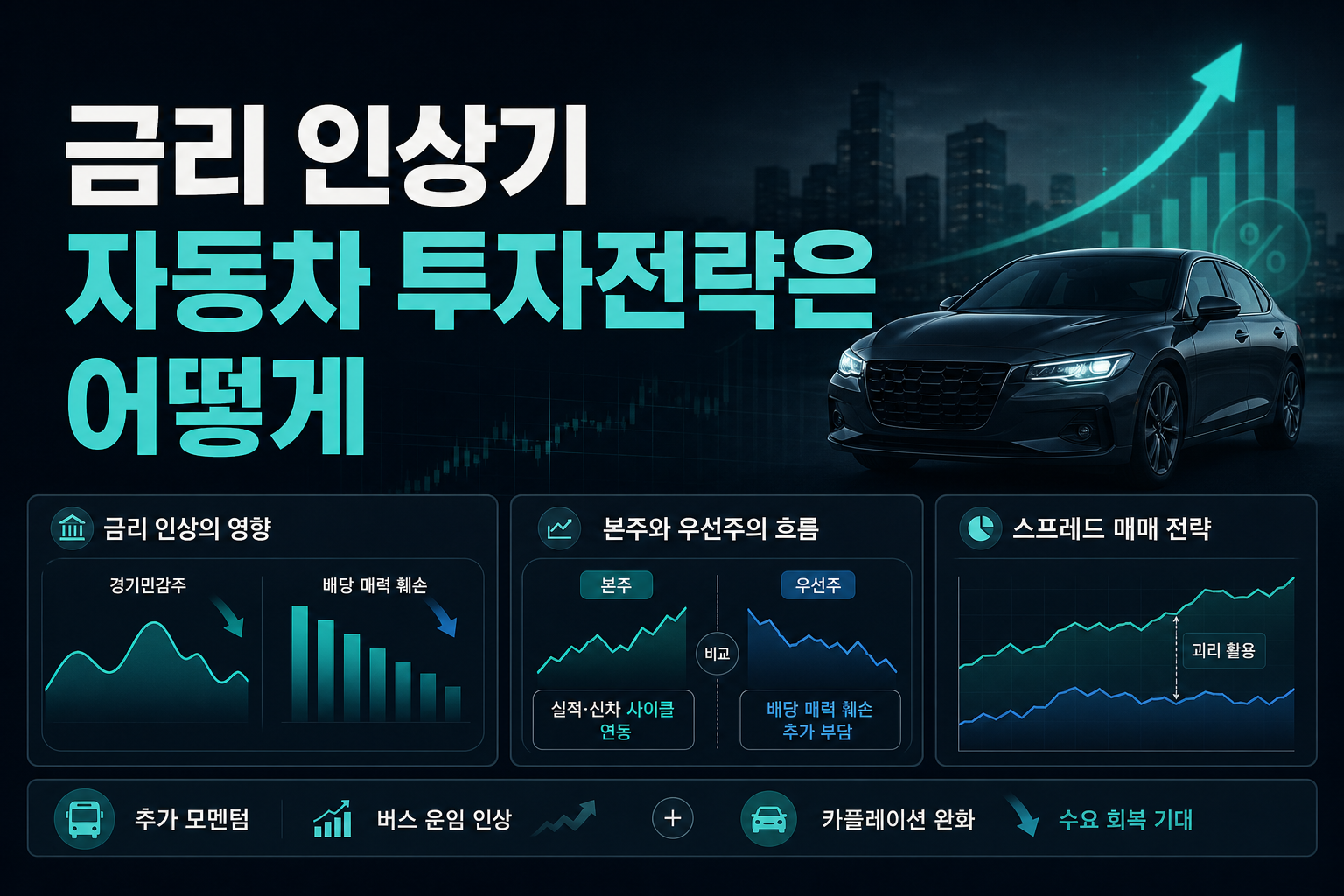 금리 인상기, 자동차株 투자전략은 어떻게