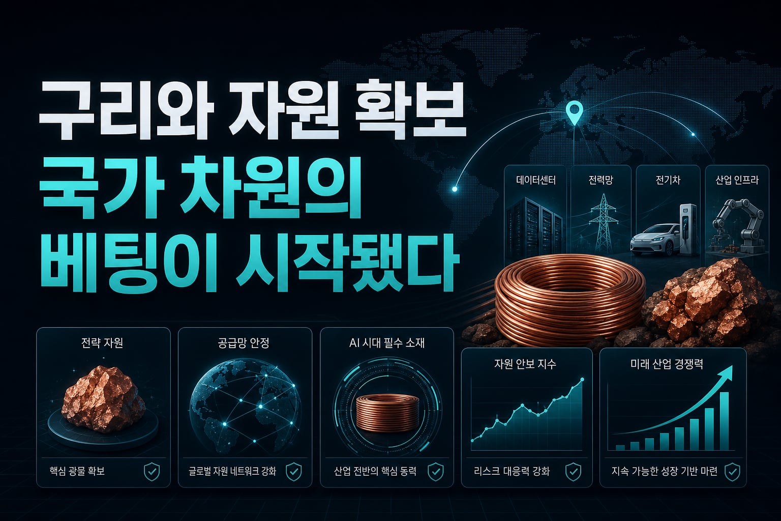 구리와 자원 확보, 국가 차원의 베팅이 시작됐다