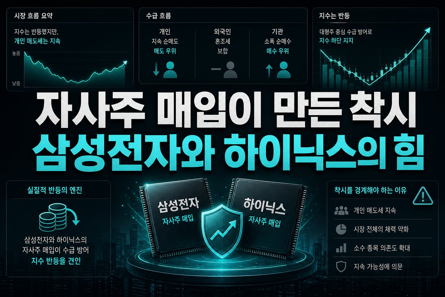자사주 매입이 만든 착시, 삼성전자와 SK하이닉스의 힘