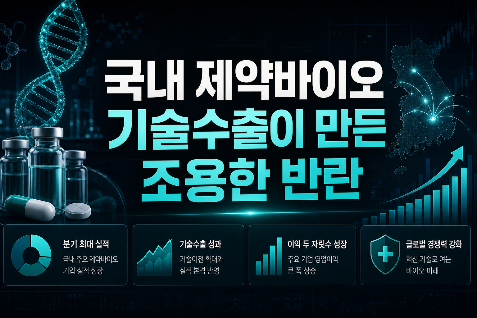 국내 제약바이오, 기술수출이 만든 조용한 반란