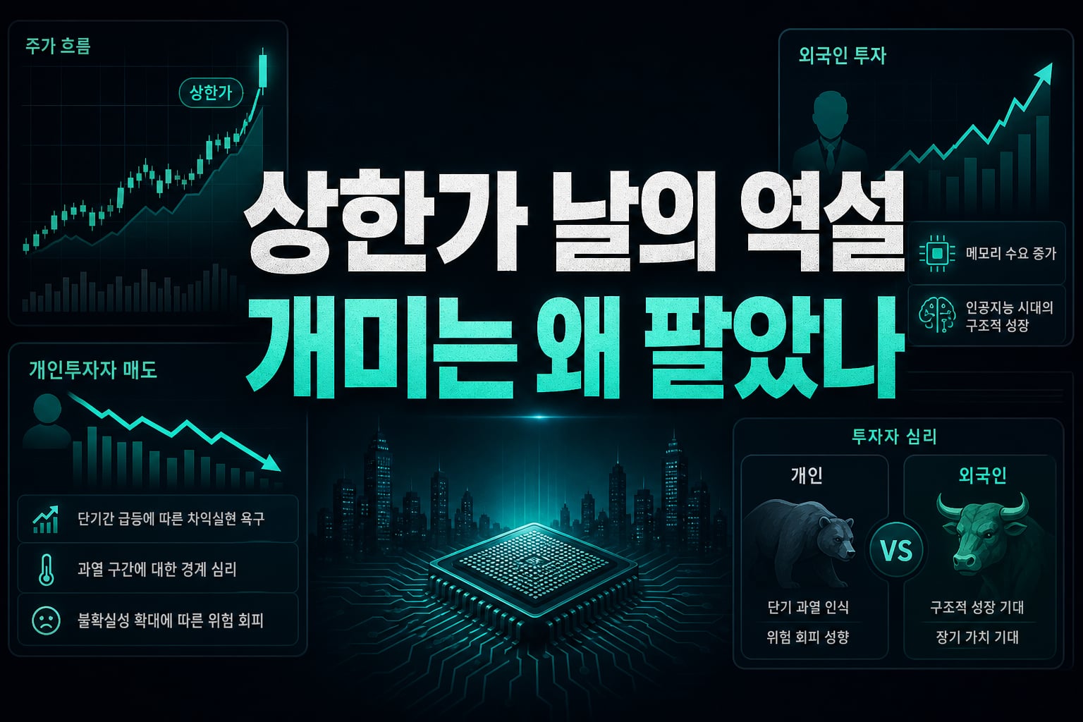 상한가 날의 역설, 개미는 왜 팔았나