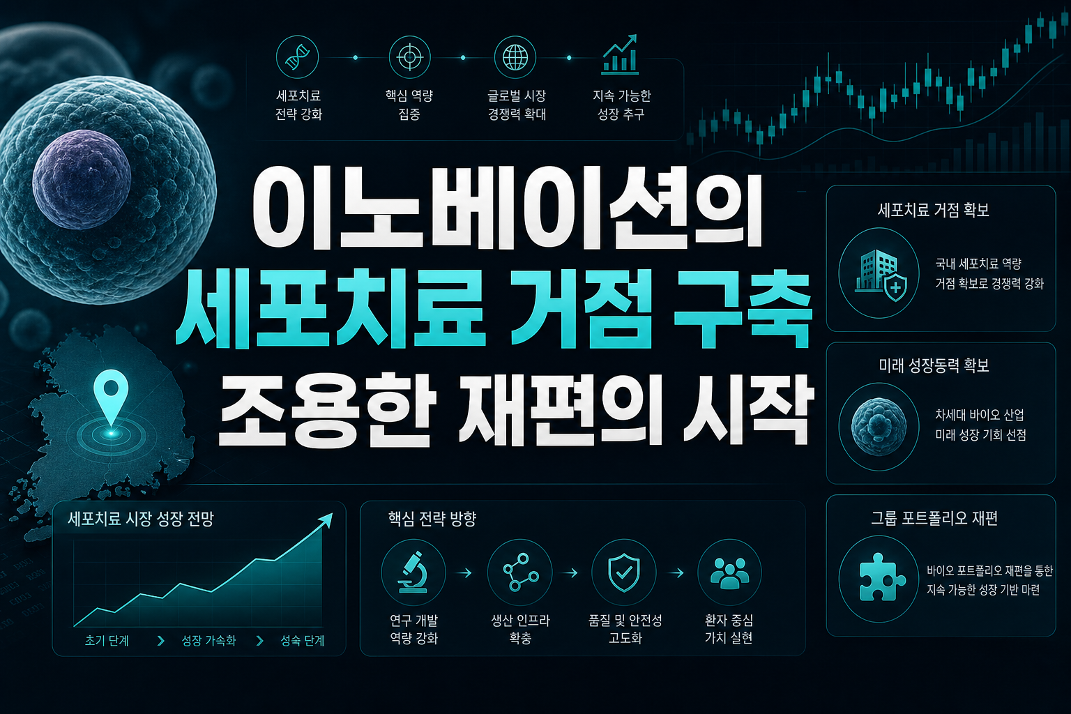 HLB이노베이션의 세포치료 거점 구축, 조용한 재편의 시작