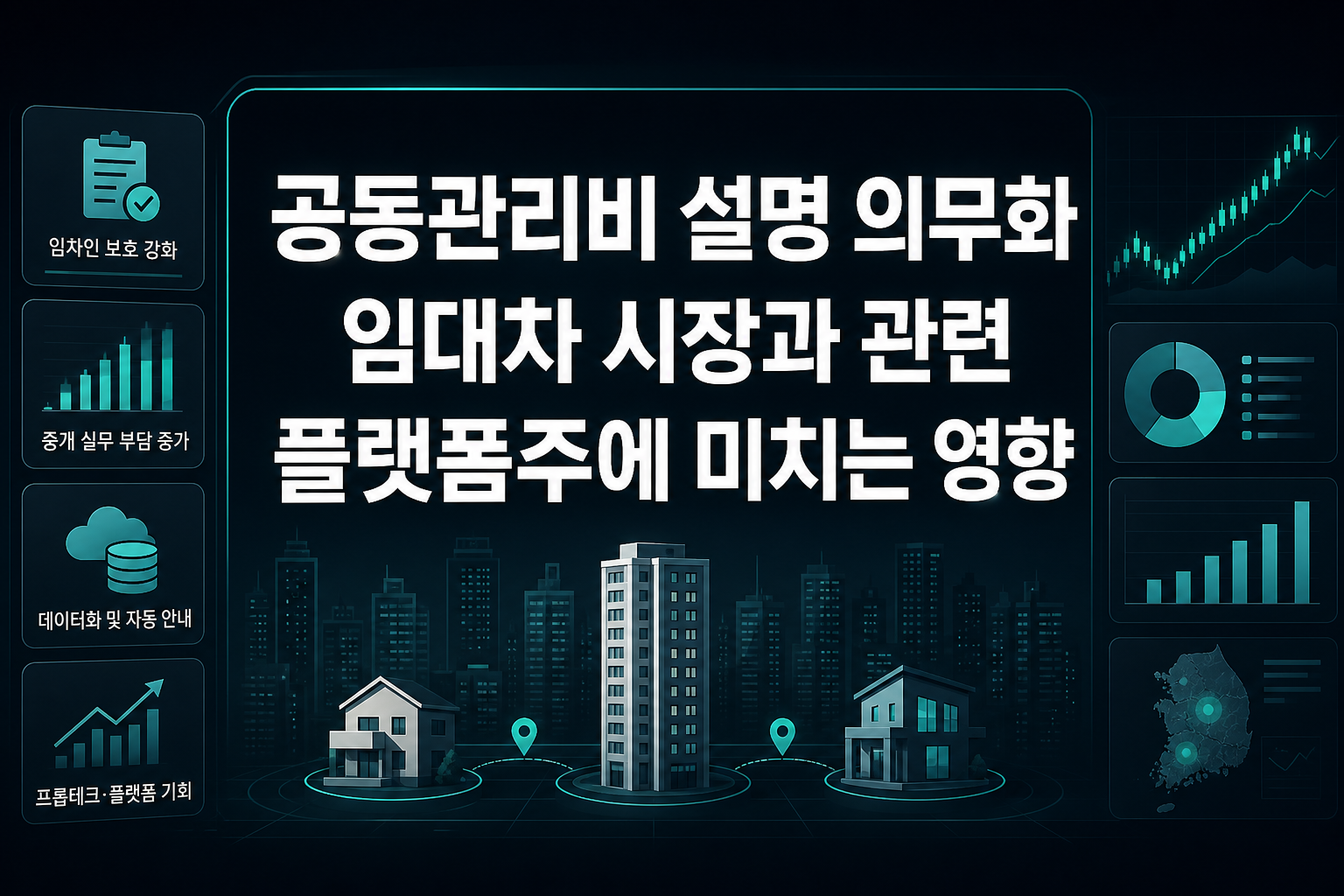 공동관리비 설명 의무화, 임대차 시장과 관련 플랫폼주에 미치는 영향