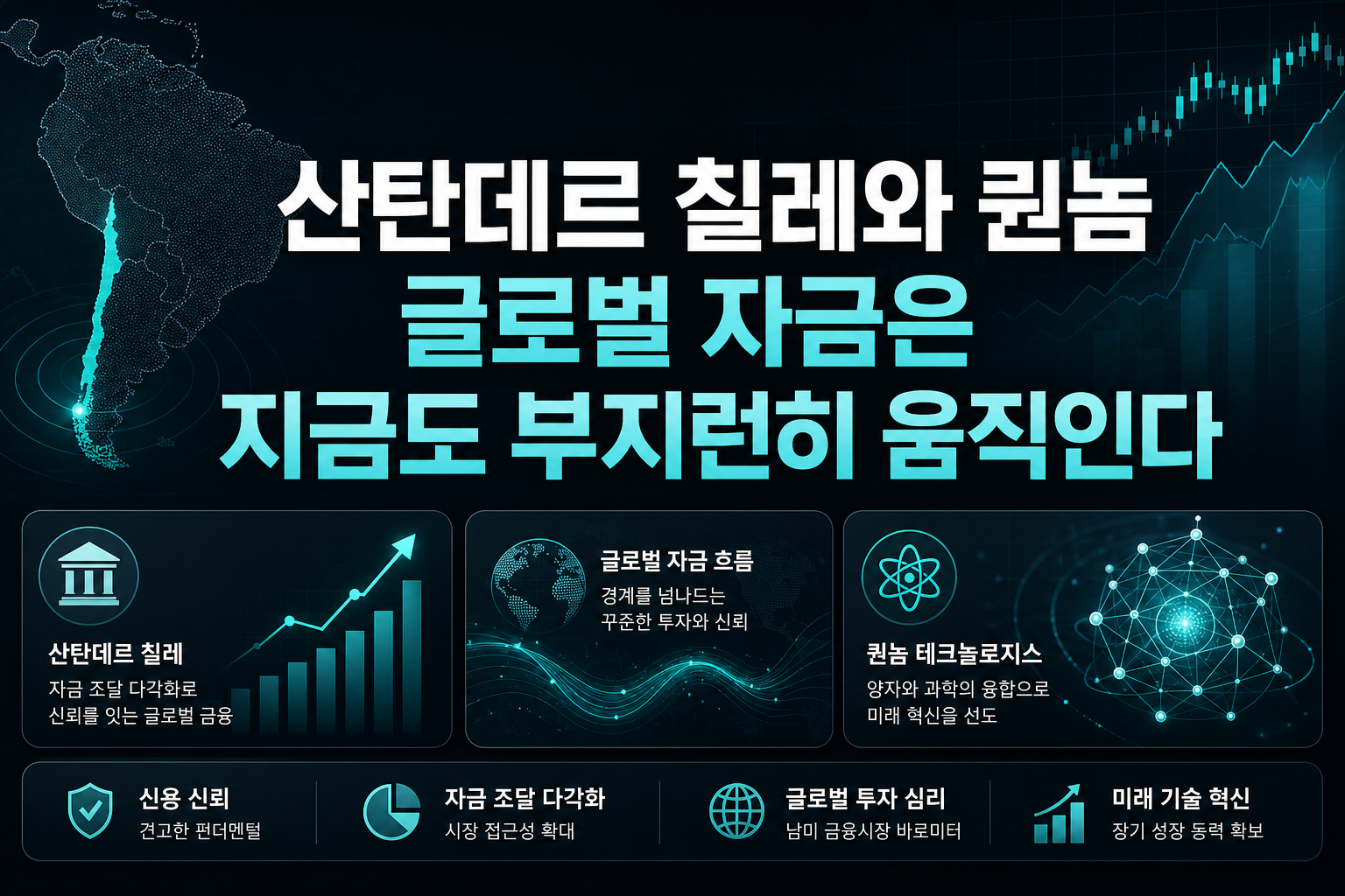 산탄데르 칠레와 퀀놈, 글로벌 자금은 지금도 부지런히 움직인다