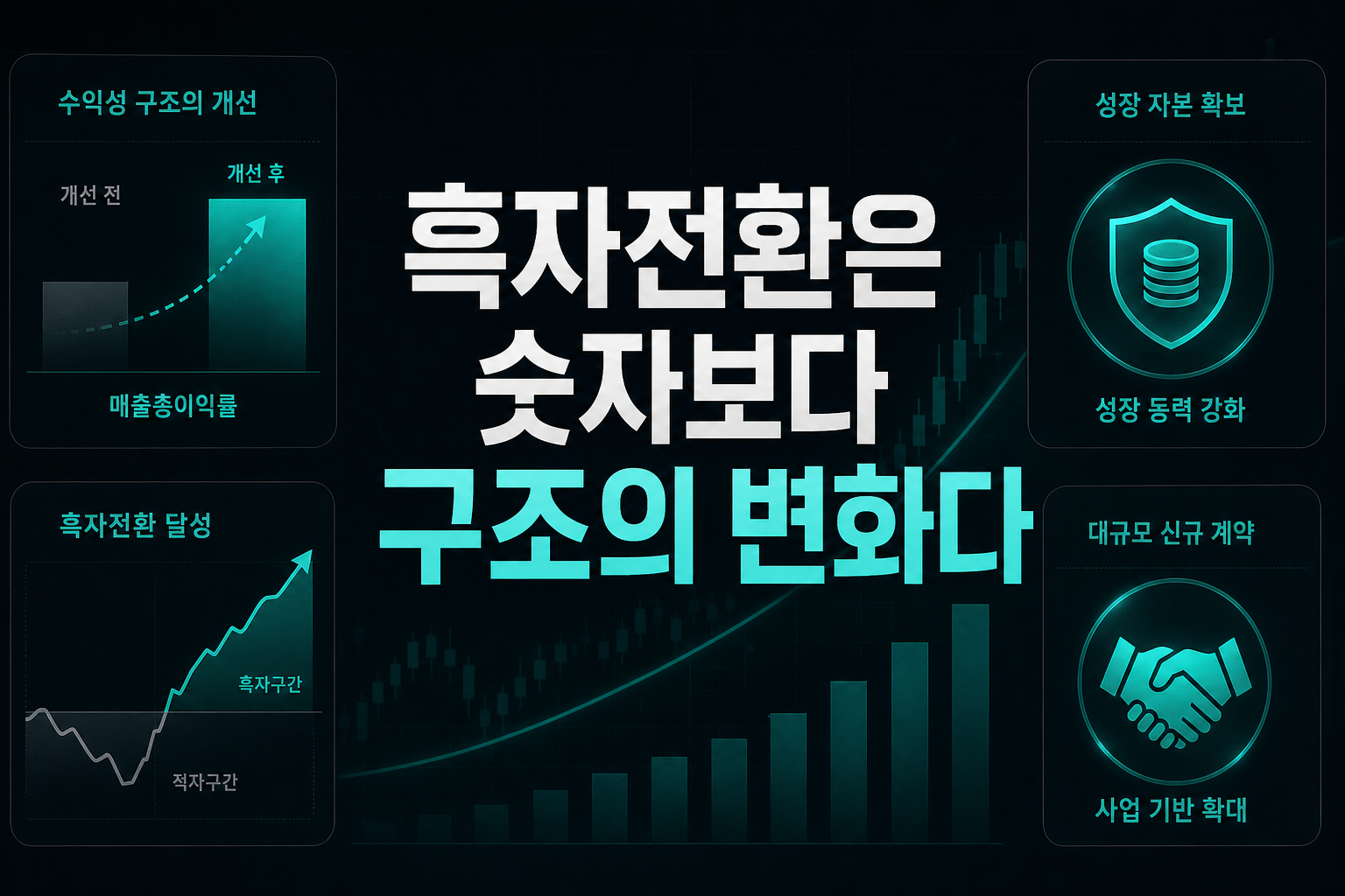 흑자전환은 숫자보다 구조의 변화다